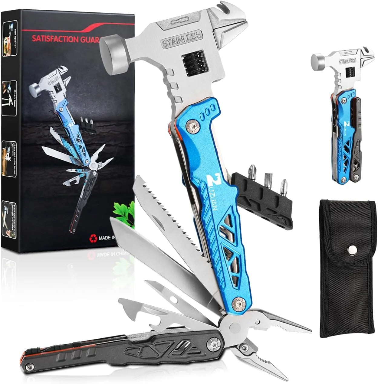 Upgraded 18 in 1 Multitool,Professional Stainless Steel